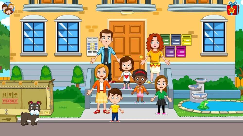 My Town: Friends house game