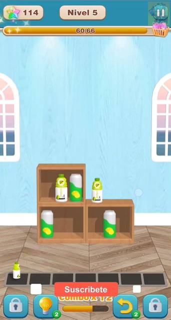 Each level is a different type of product in Triple Master 3D MOD APK
