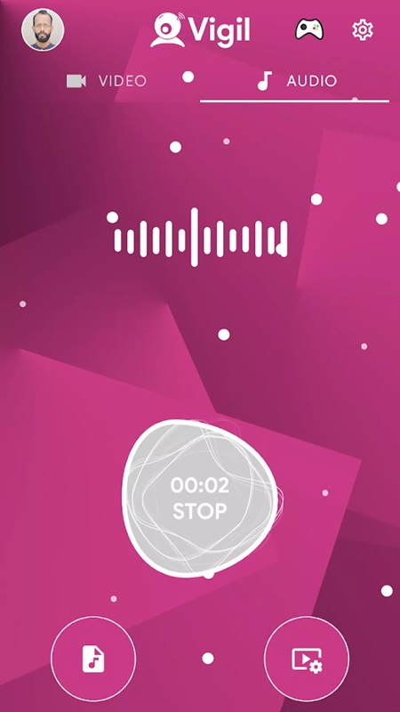 Discover discreet recording for important things in Vigil MOD APK