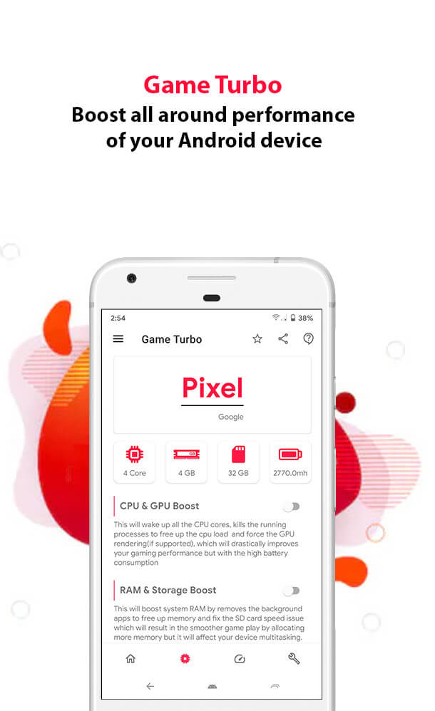 Gamers GLTool Pro with Game Turbo & Ping Booster