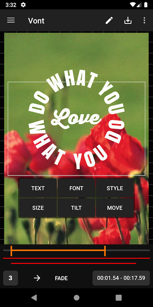 Vont – Text on Videos
