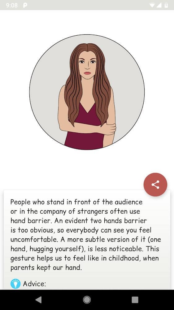 Body language – Trick me. Analyzing of Gestures