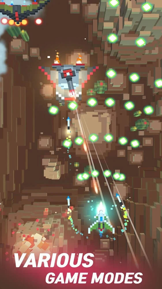 Sky Wings: Pixel Fighter 3D
