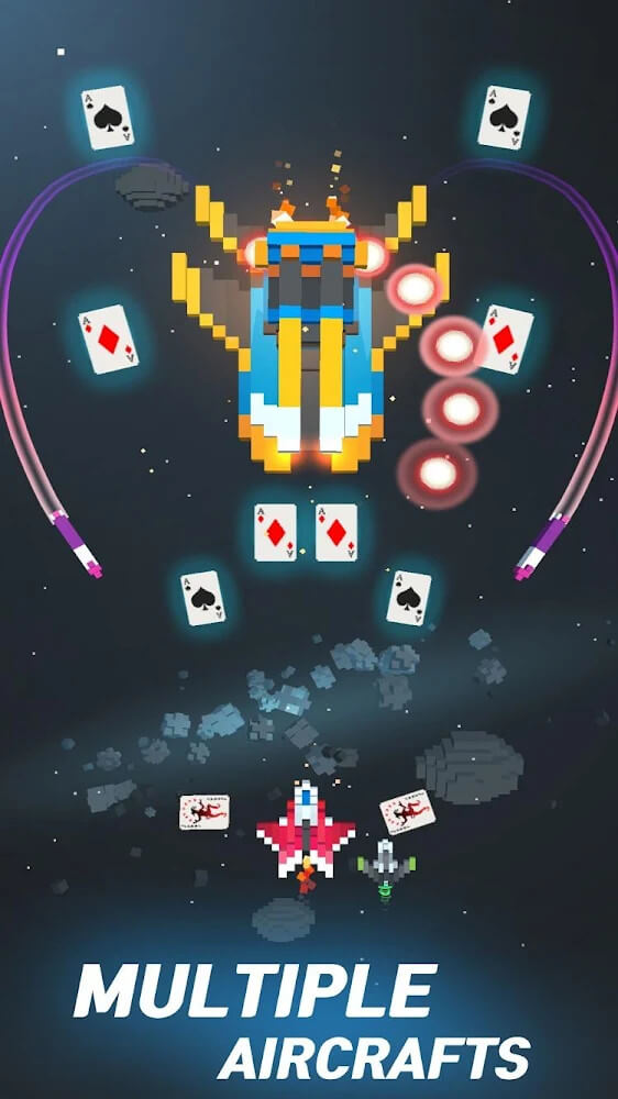 Sky Wings: Pixel Fighter 3D