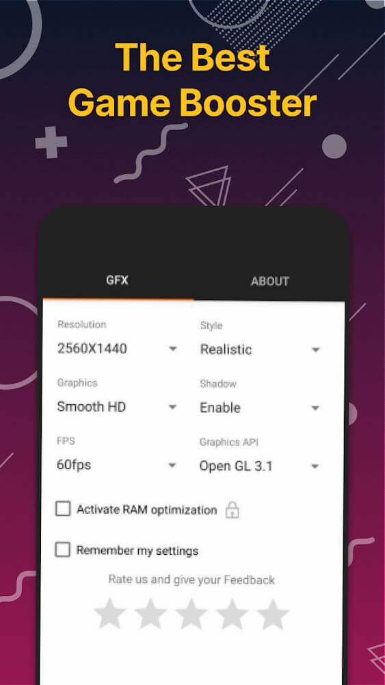 GFX Tool – Game Booster