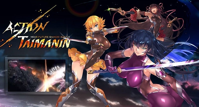 Download Action Taimanin Mod APK 2.10.101 (Dumb enemy/High DMG)