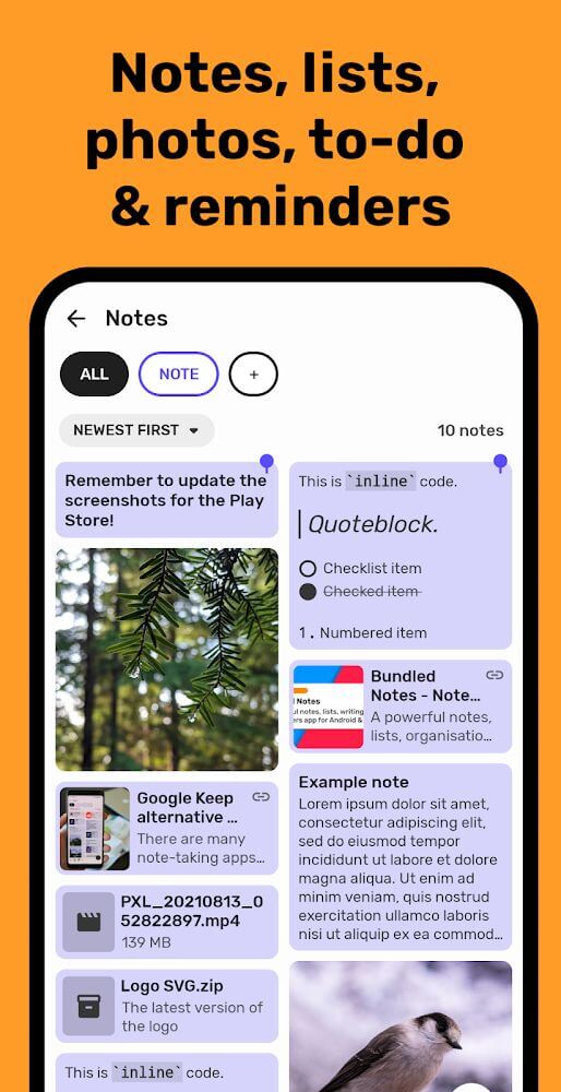 Bundled Notes