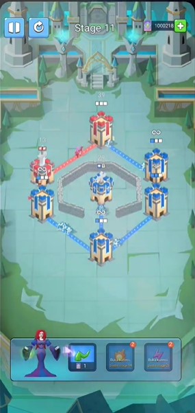 Join the battles in Conquer the Tower MOD APK