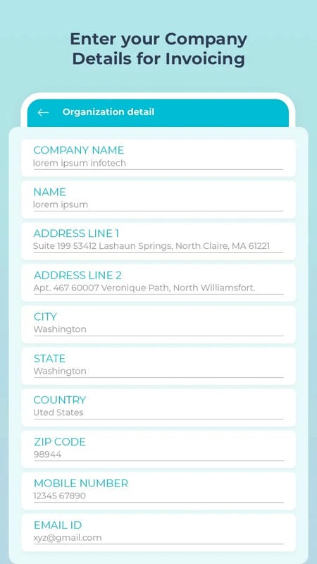 Easy Invoice mod