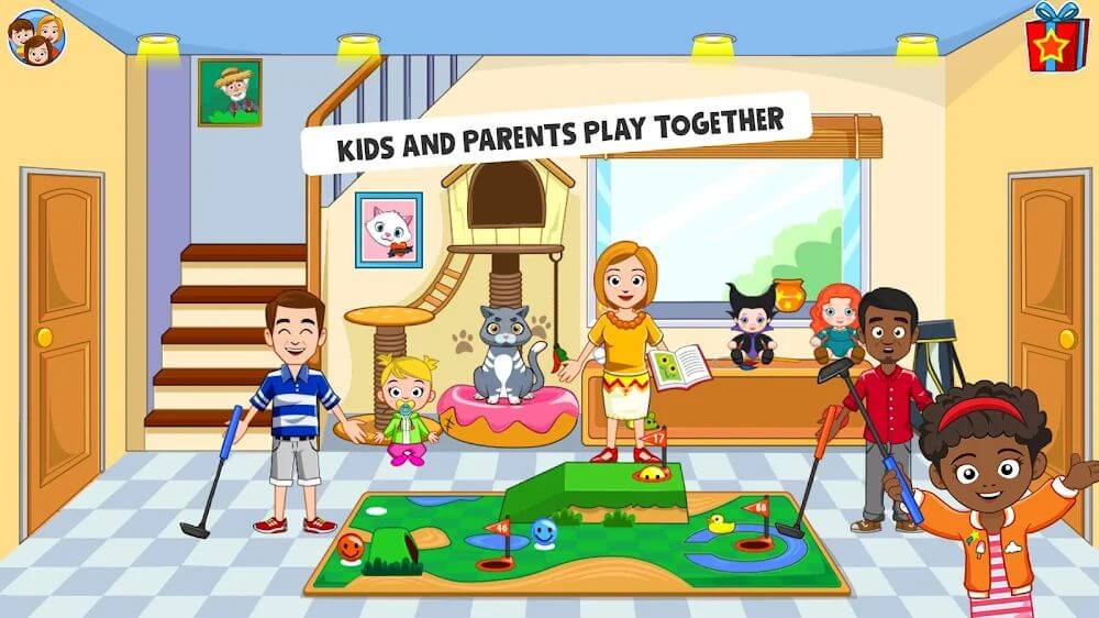 My Town: Friends house game