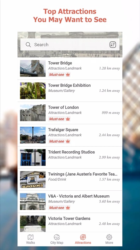 Find more famous tourist destinations in GPSmyCity MOD APK