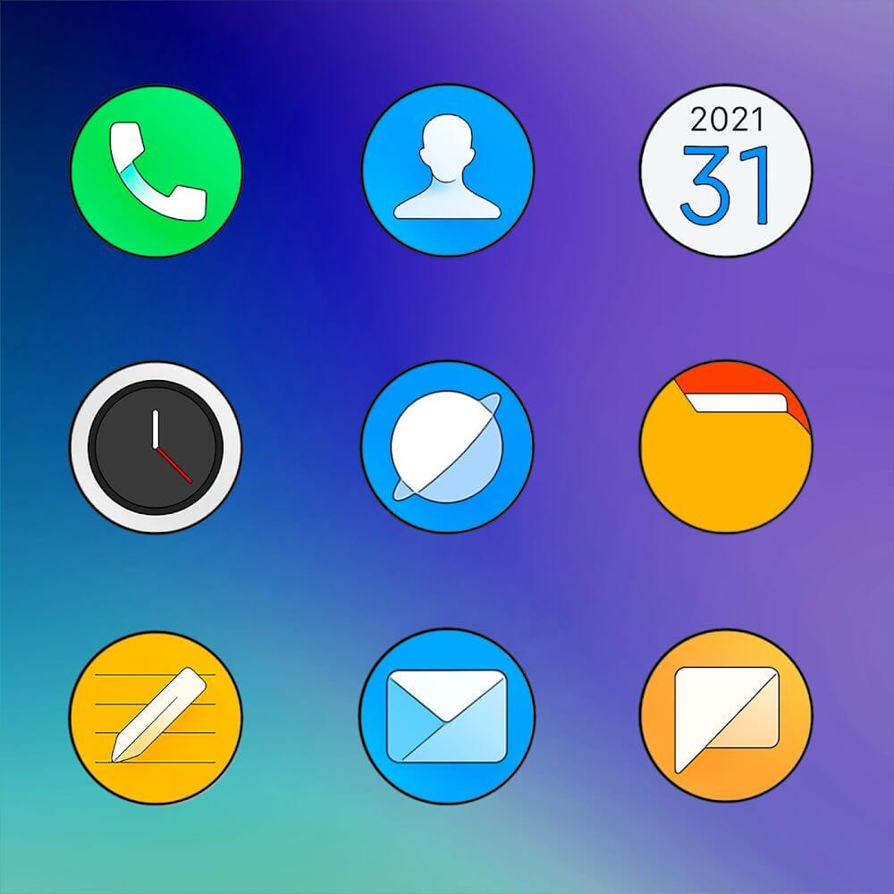 MIUl Circle – Icon Pack
