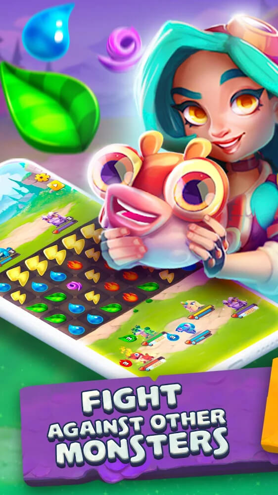 Monster Tales: Match 3 Puzzle