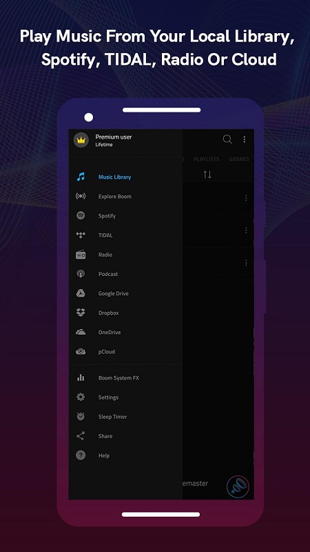 Boom Music Player mod