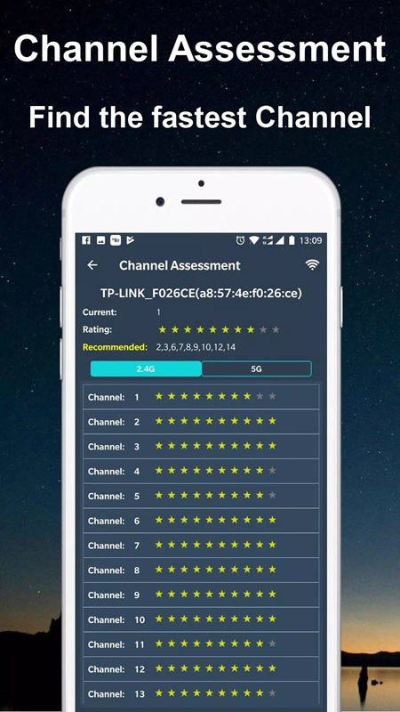 Choose the right Wifi network based on reviews in WiFi Router Master & Analyzer MOD APK