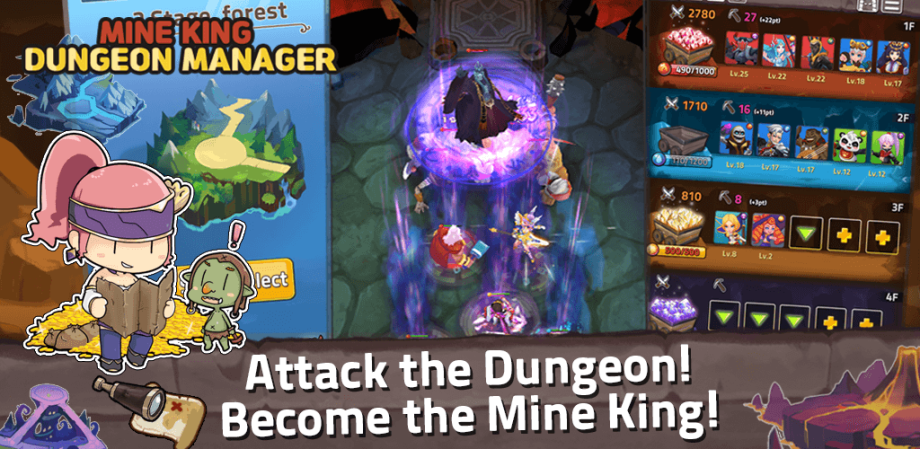 Dungeon Manager v1.39 MOD APK (Free Rewards, Menu) Download