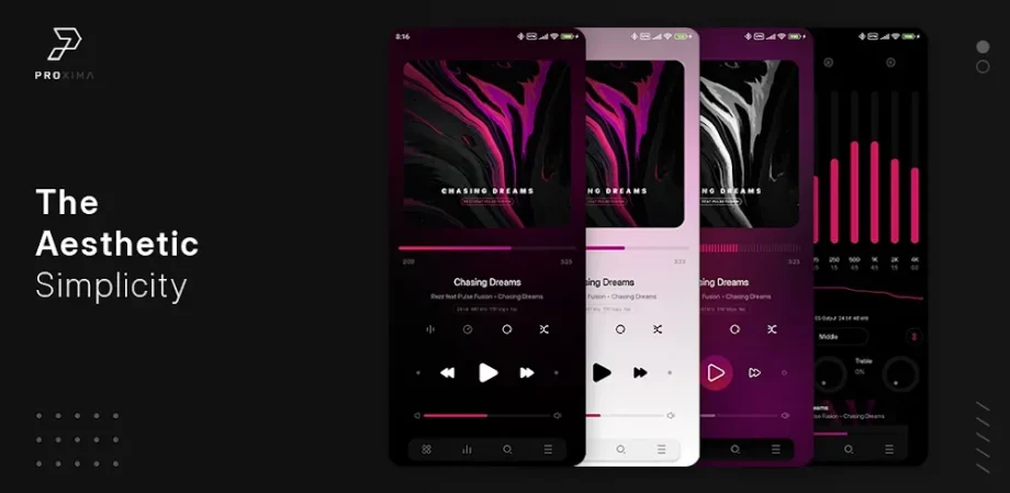 Proxima – Poweramp Skin v2.7.4.10 MOD APK (Full Version) Download