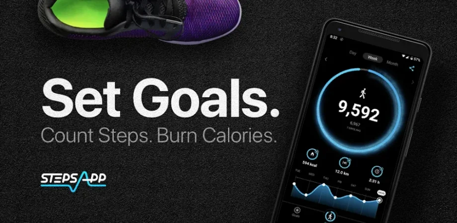 StepsApp – Step Counter v6.9.9 MOD APK (Premium Unlocked)