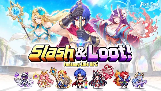 Pixel Slayer Saga MOD APK V1.0.12 (God Mode, Attack Multiplier, Defense Multiplier, Game Speed Multiplier & More)