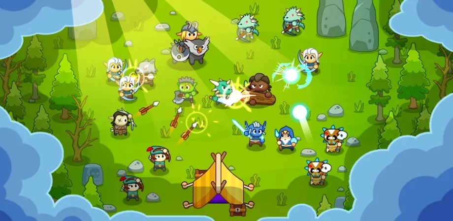 Warrior What?! v1.2.79 MOD APK (Menu, Unlimited Warriors, Infinite Mana, High Speed)